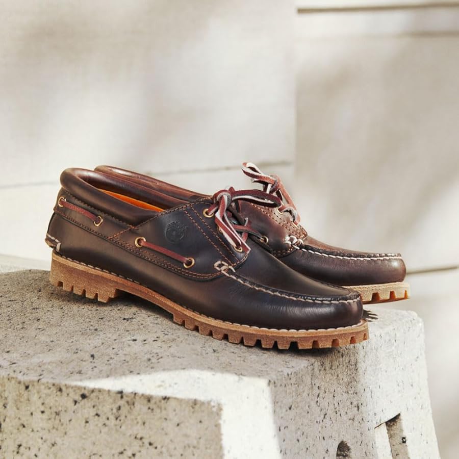 Amazon.com | Timberland Men's Authentic 3-Eye Lug Handsewn