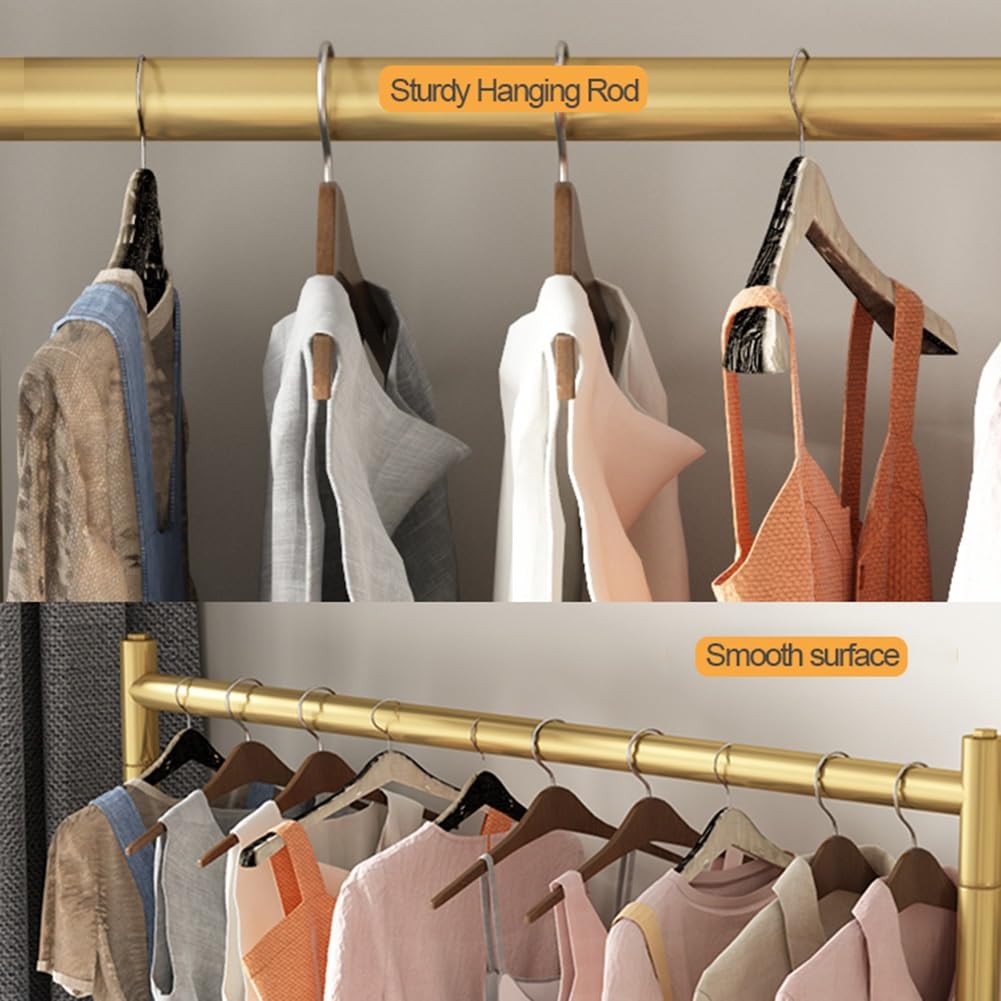 Appendiabiti resistente autoportante per camera da letto, armadio, supporta fino a 80 kg, elegante espositore per abbigliamento per casa, boutique o bazar