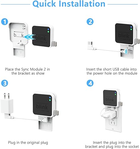 Miniatura 6 de Unidad flash USB de 256 GB y montaje en pared para el módulo de sincronización de parpadeo, soporte de montaje para ahorro de espacio para la cámara