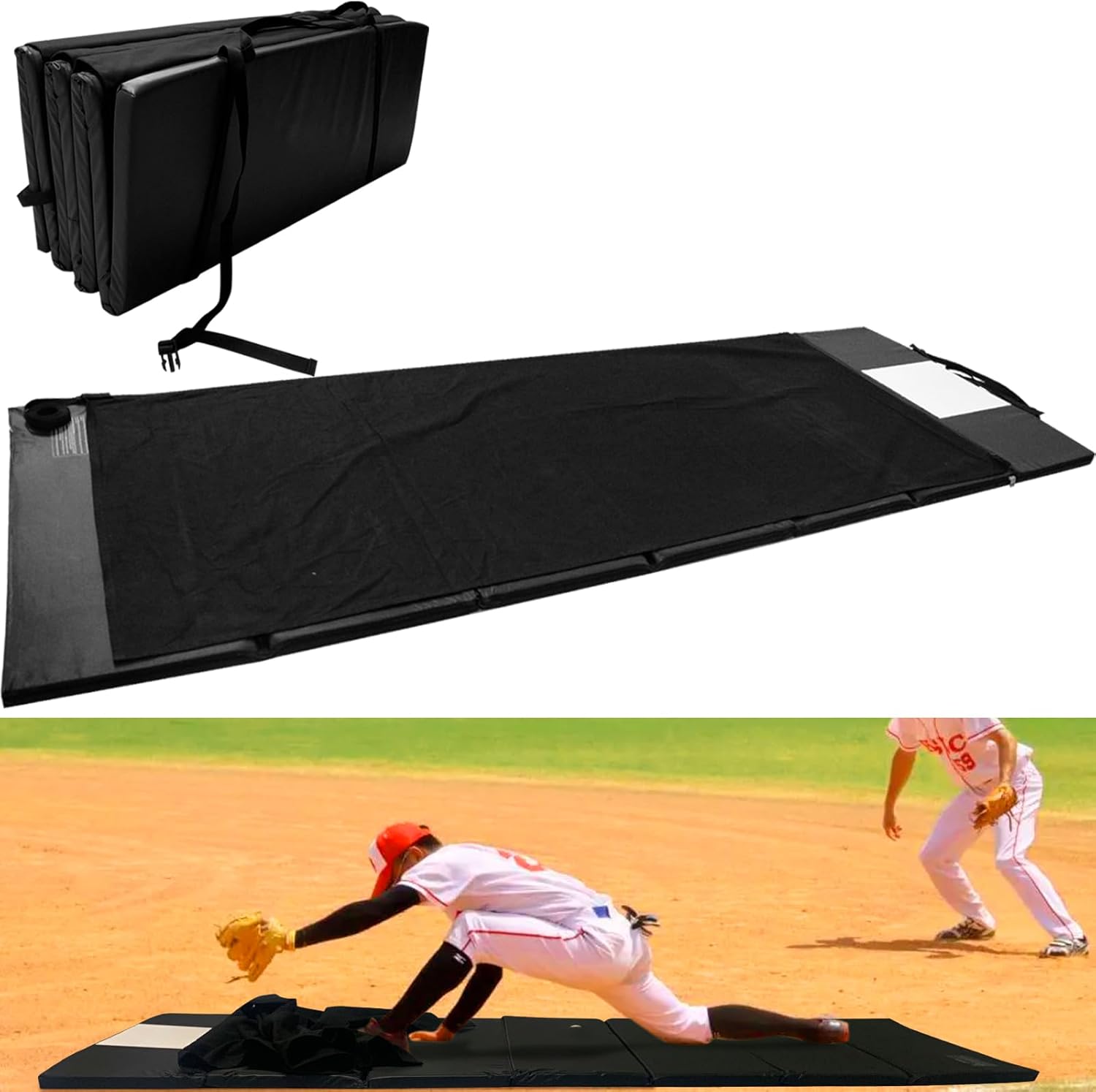 Doubleriver Baseball Sliding Mat Portable Sliding Mat for Softball Sliding Training
