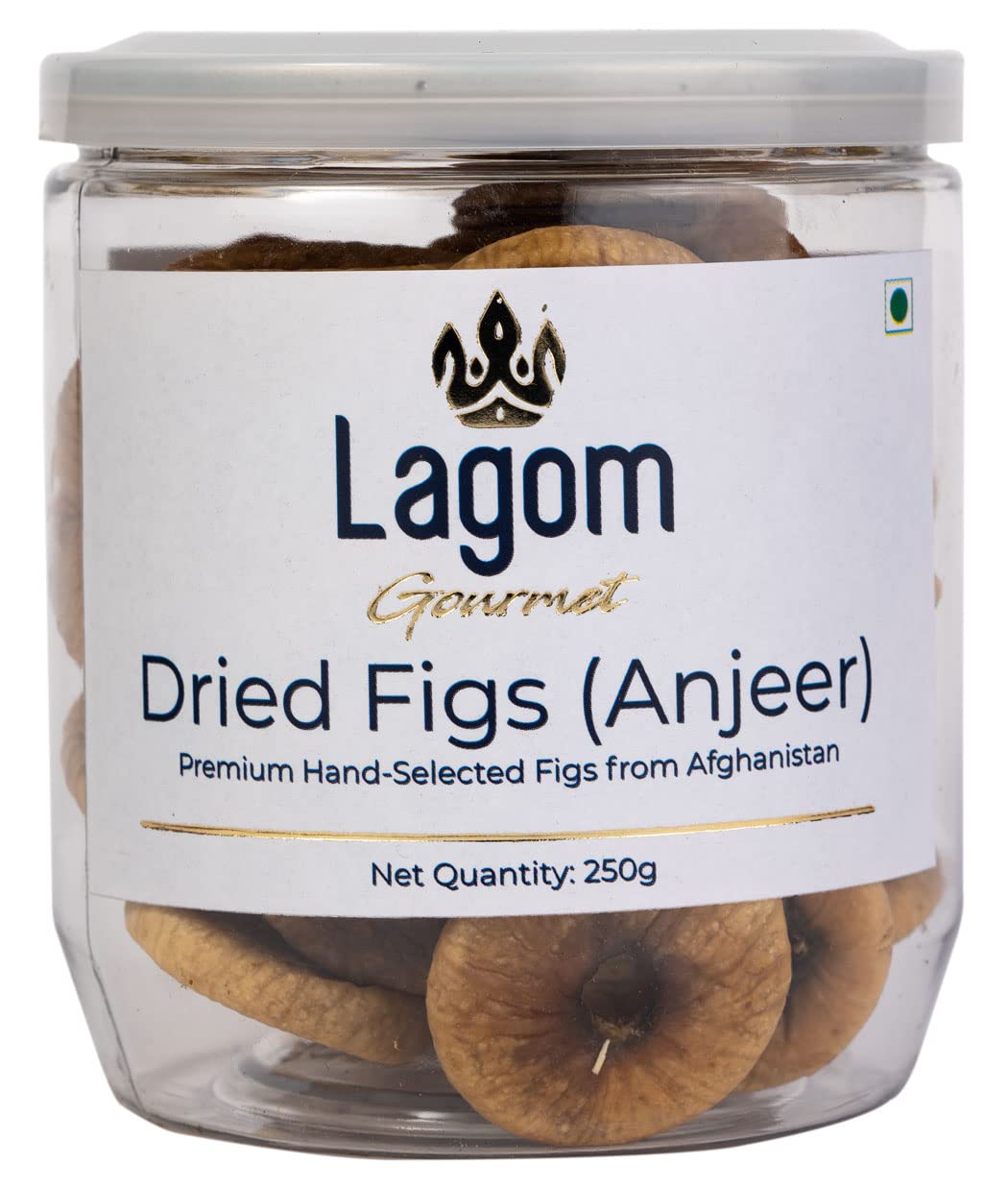 Lagom Gourmet Dried Figs (Anjeer) All Natural No Preservatives No