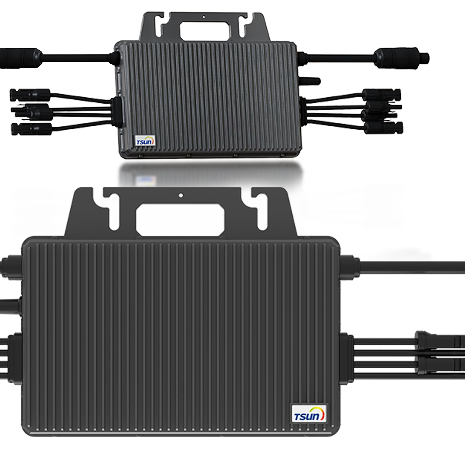 TSUN Mikro-Wechselrichter 2000W TSOL-MS2000 für Balkonkraftwerk, IP67 wetterfest, 4 MPPT, Bluetooth & WiFi, inkl. 5m Anschlusskabel, Micro Inverter