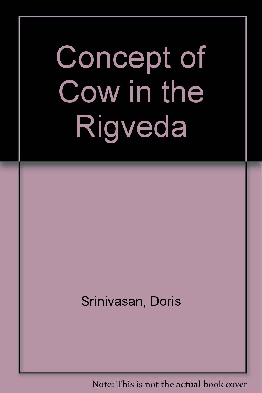 Buy Concept of Cow in the Rigveda — BookShops.in
