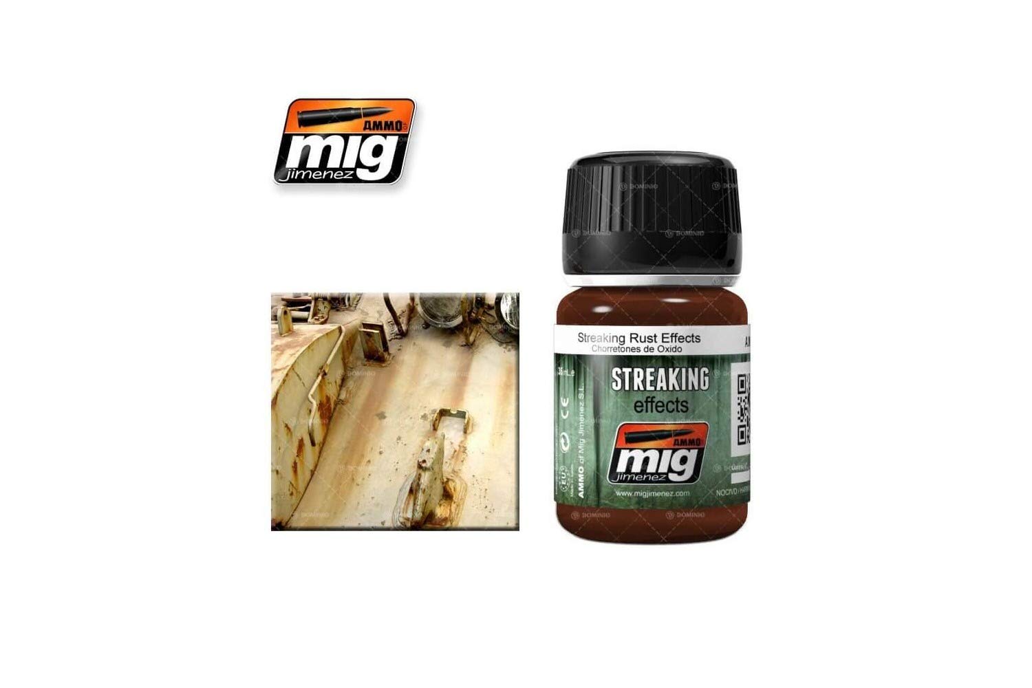 Ammo of Mig Jimenez Streaking Rust Effects Enamel Wash