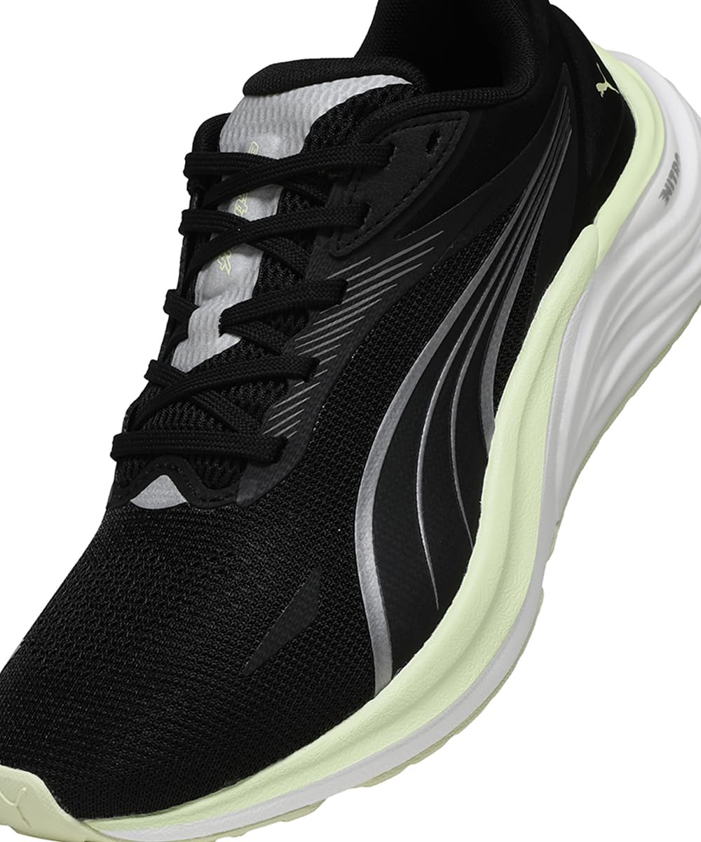 PUMA Damskie buty do biegania szosowego Electrify Nitro 4 WN, czarne jabłko Spritz-Vibrant Blue, 40 UK, Puma Czarne jabłko spritz żywy niebieski, 40.5 EU