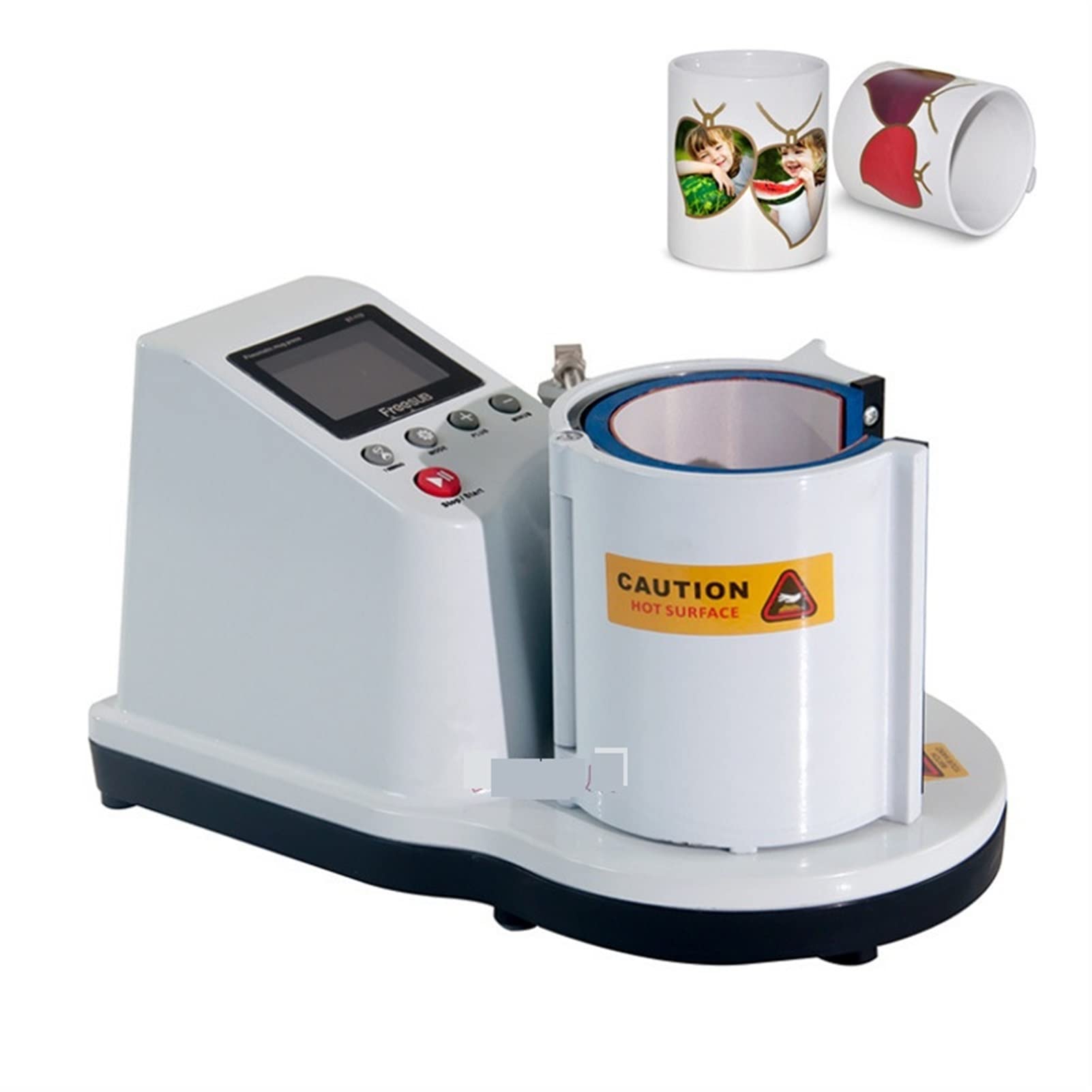 Máquina de prensado térmico, Mini Inteligente NEUMÁTICA Termal TERMANA DE LA Taza MÁQUINA Prensa Caliente
