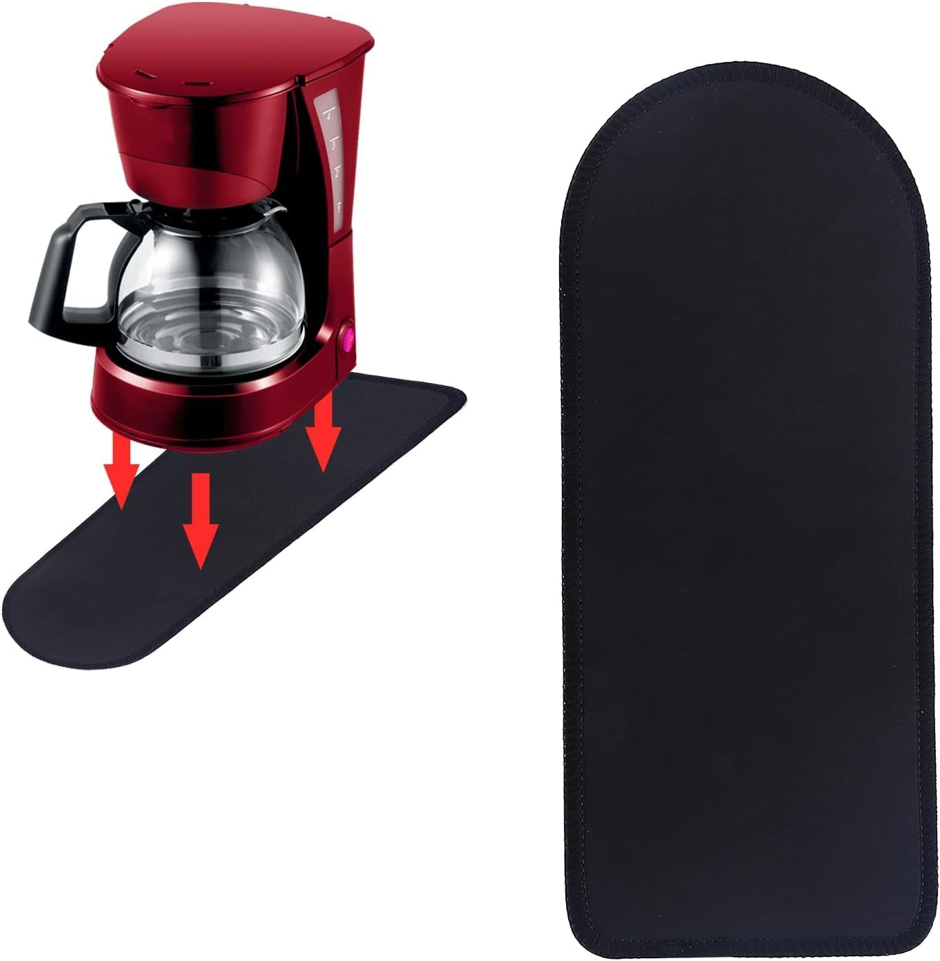 Coffee Maker Mat For Countertops,Appliance Sliders for Kitchen