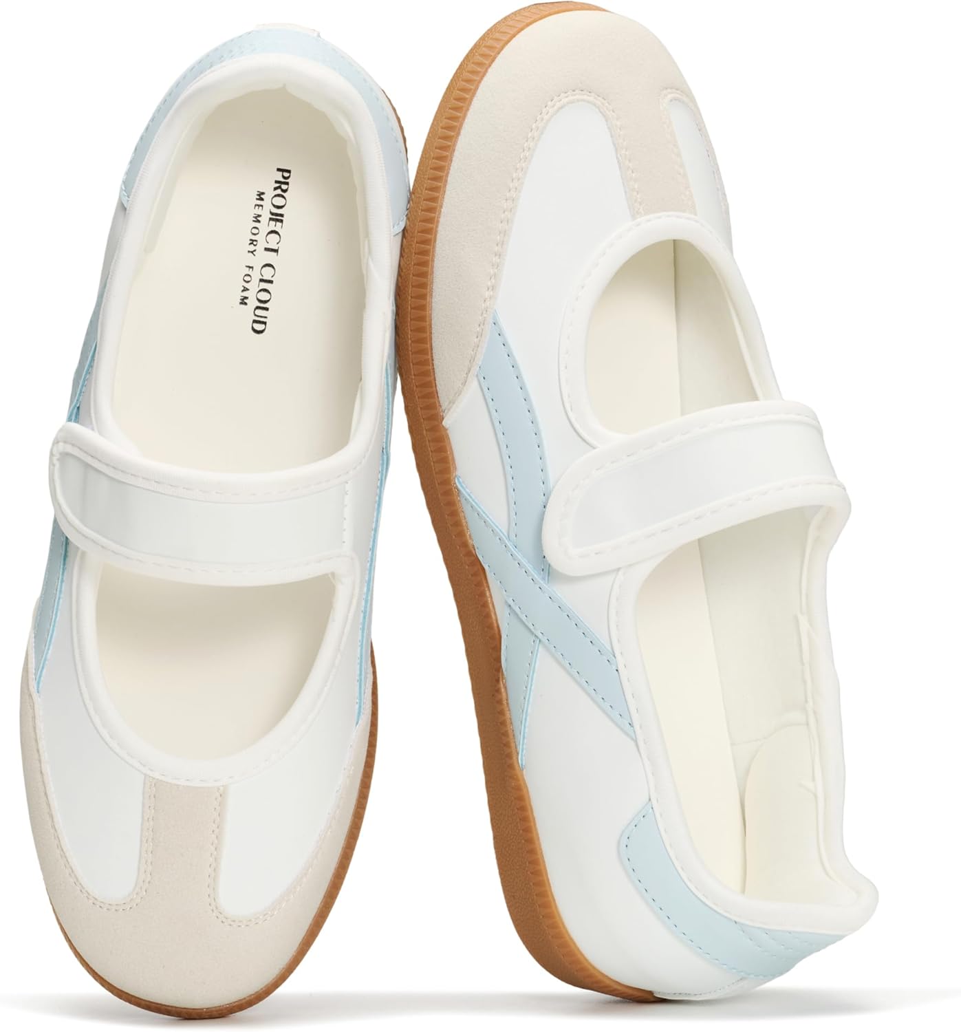 Project Cloud Comfortable Womens Shoes - Casual Trendy Mary Jane Shoes Women with Memory Foam - Lightweight & Non-Slip Fashion Sneakers for Women 2026 (Spring)