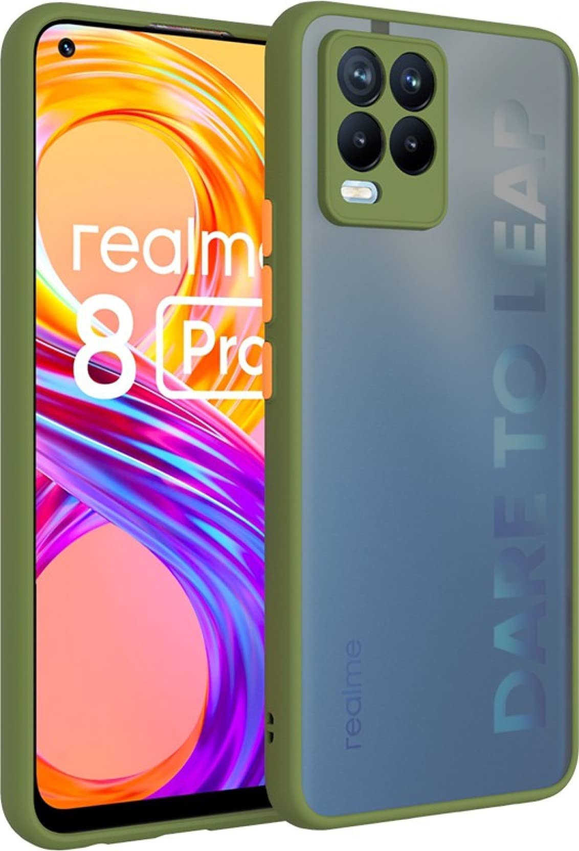 Glasgow Matte Back Case for Realme Narzo 30 5G Back Case Cover Matte Translucent (Camera Protection) - Green (B09C29Q75W) Amazon Price History, Amazon Price Tracker