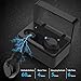 Wireless Earbuds, Cshidworld Bluetooth 5.0 Headphones Noise Cancelling Mini Headset IPX5 Sweatproof Invisible Sports in Ear Earphones with Built-in Mic for Smartphones Laptop
