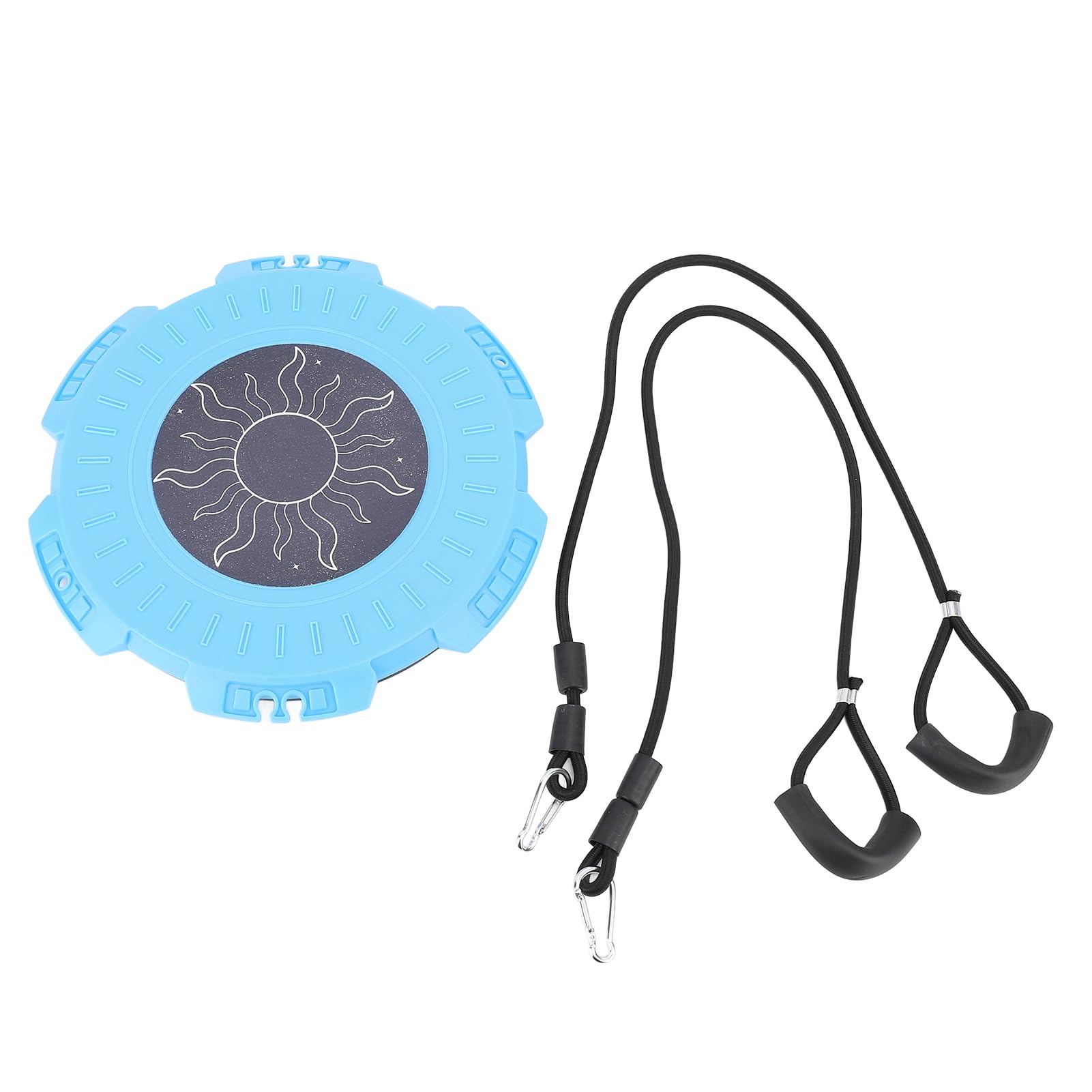 Ab Twist Waist Disc Board PP Anti-Rutsch-Balance-Trainer Body Twisting Disc mit Griffen zum Abnehmen von Taille, Armen, Hüften und Oberschenkeln Blau