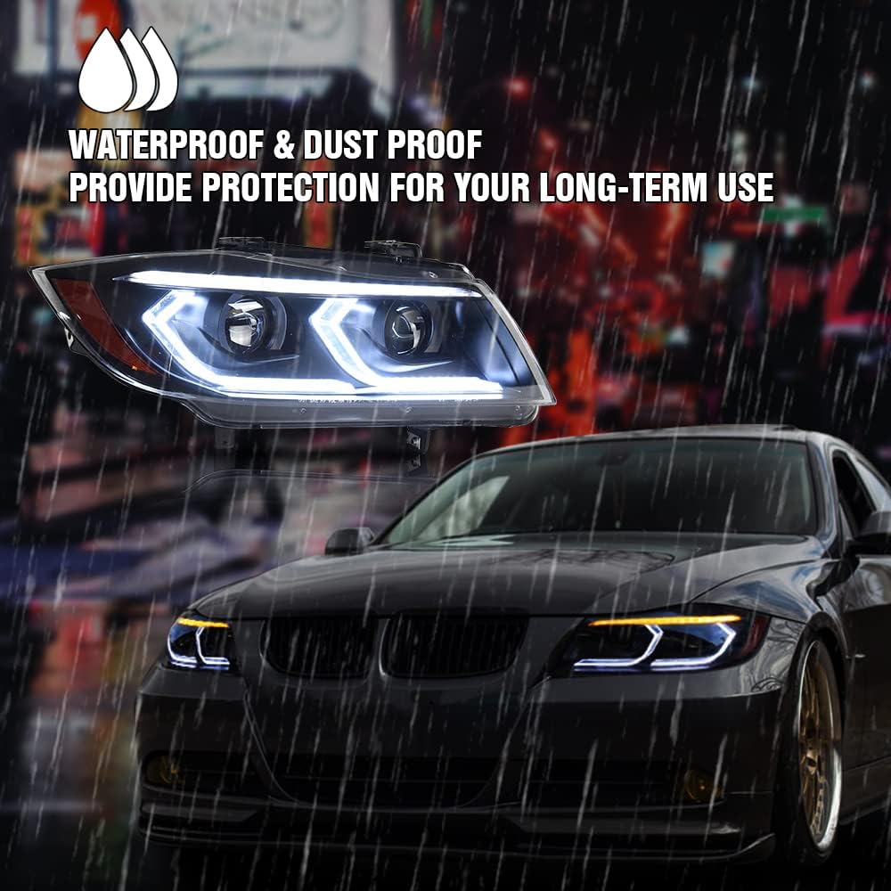 Adesivo Per Copertura Fari, BTFWM For Serie 3 E90 E91 320i 330i - Foto 9