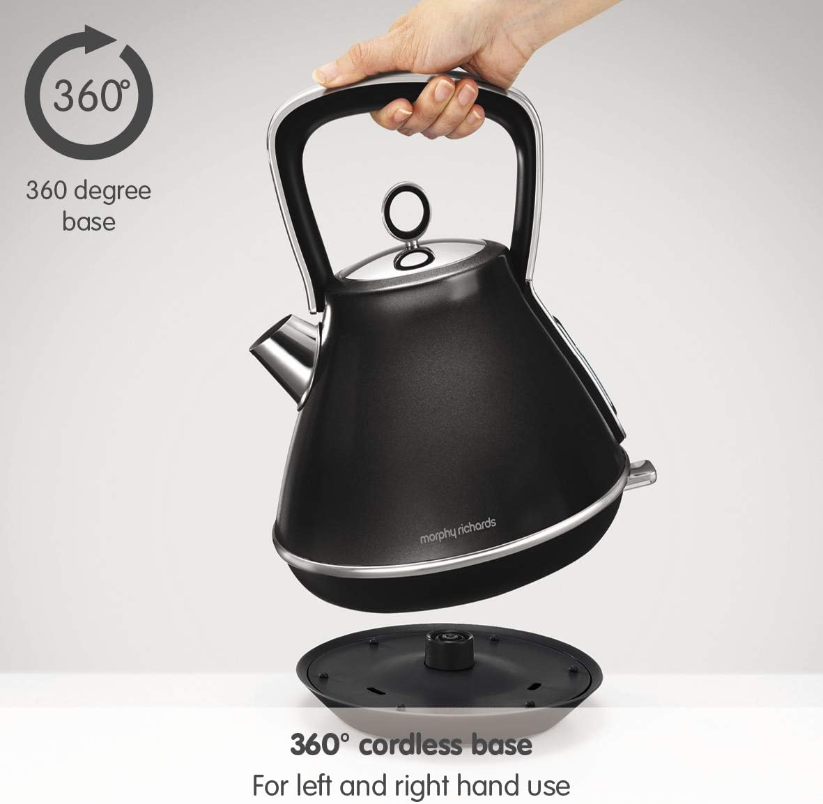 Morphy Richards Evoke Pyramid Kettle Black Kuwait Ubuy