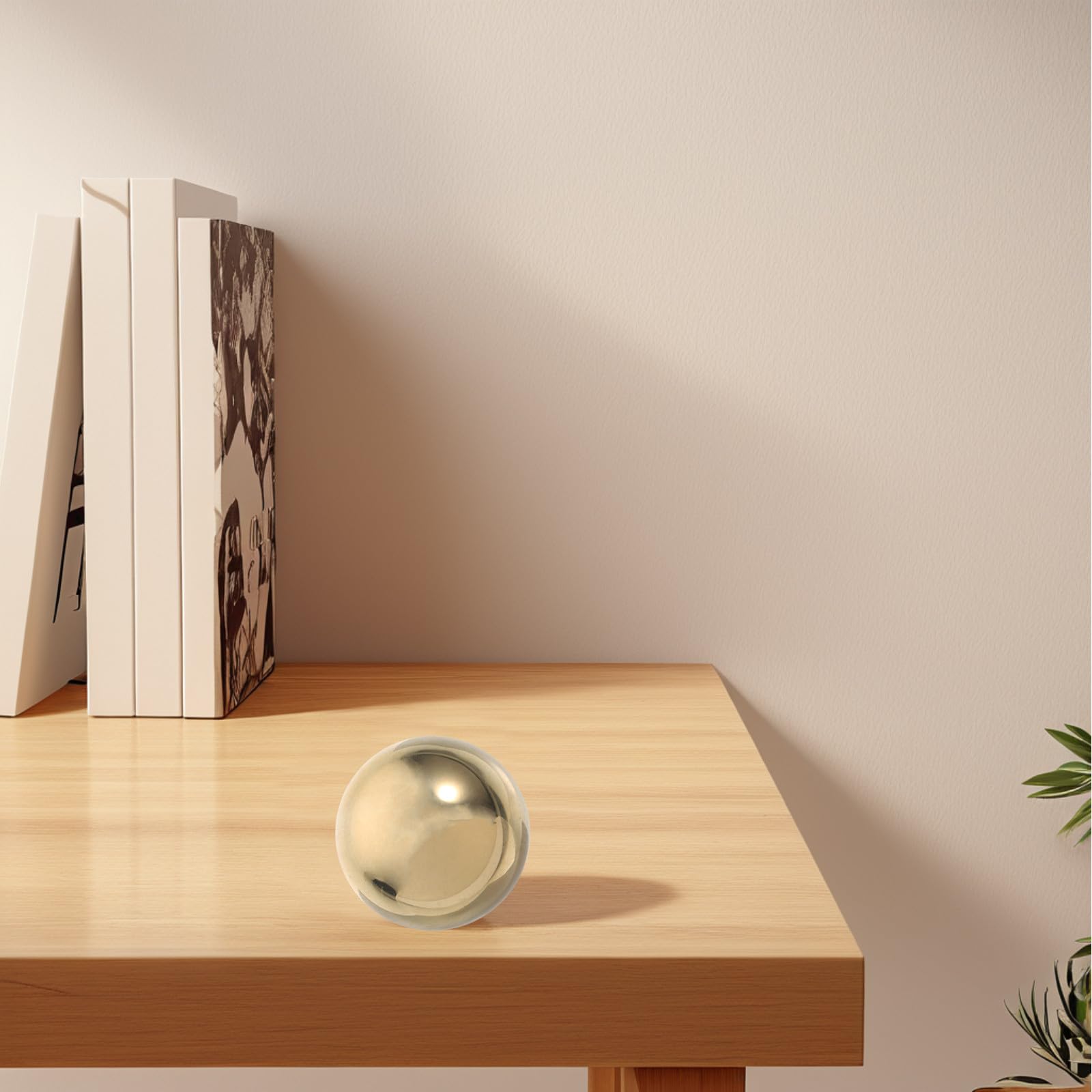 MAGICLULU Palle Cinesi per Esercizi Manuali in Ottone Specchiato 40mm, Set da 2 Sfere Decorative per Salute e Benessere, Accessorio per Allenamento Mano e Arredamento Casa Adulto