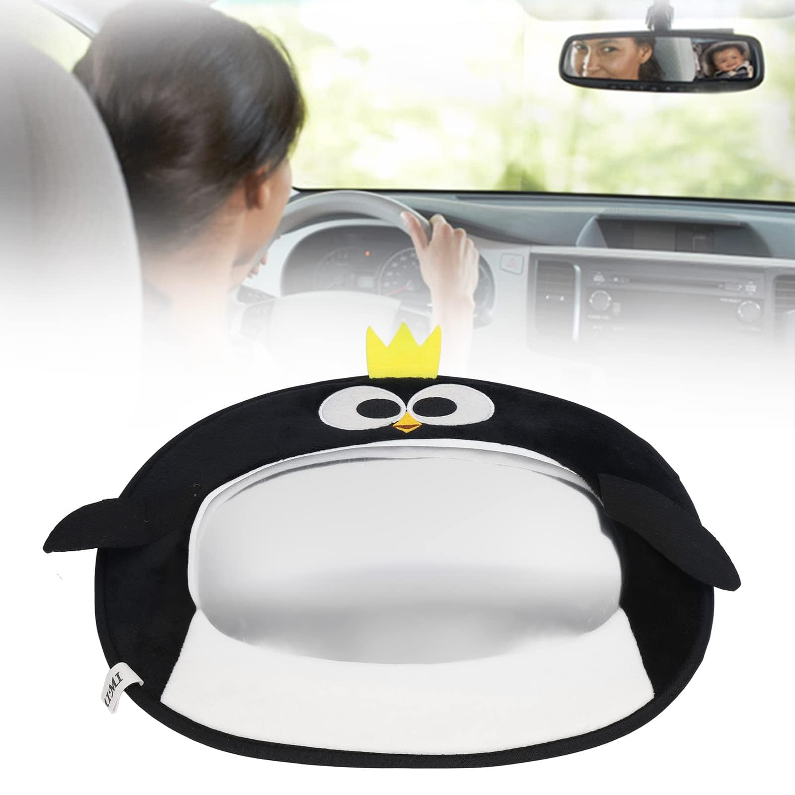 Alomejor Specchietto Retrovisore per Auto per Bambini Specchietto Retrovisore per Sedile Posteriore per Bambini per Specchietto Retrovisore per Neonato Rivolto All'Indietro