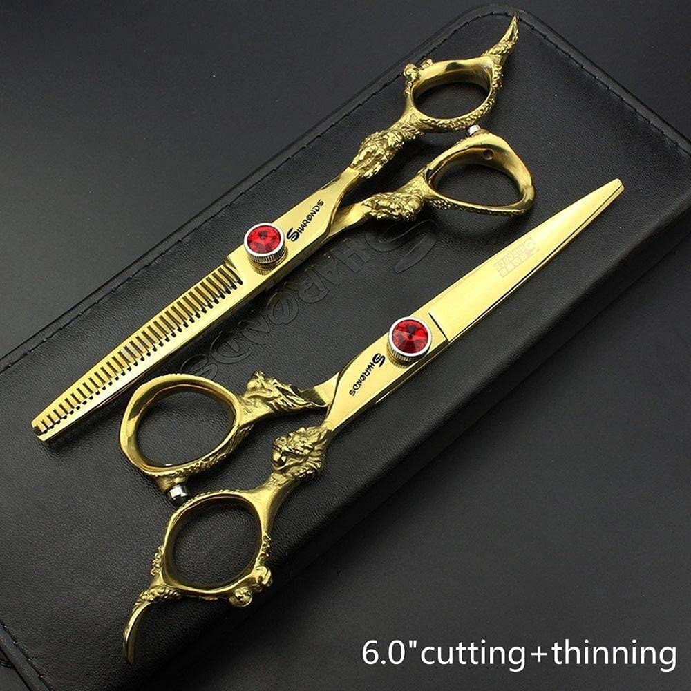 Hair Cutting Scissors, 5.5/6/7 inch Golden Japan 440c imported