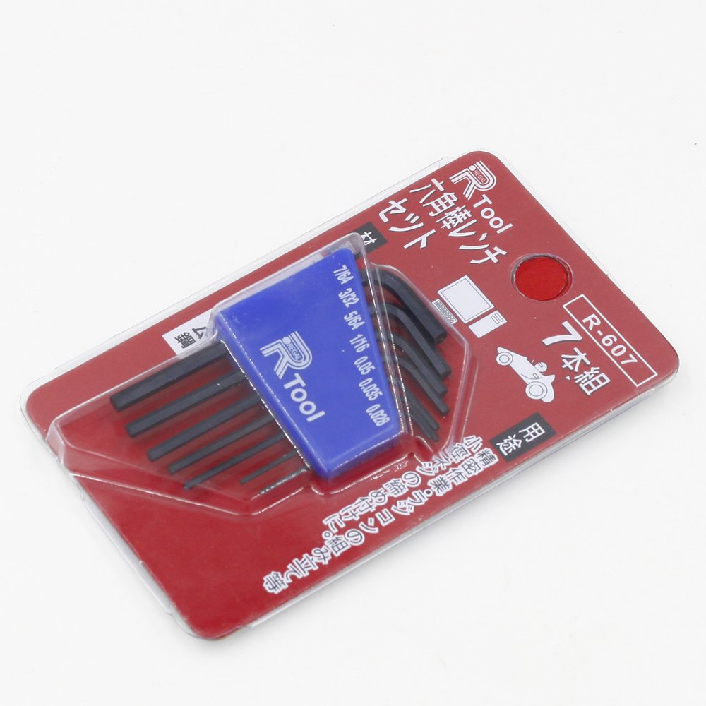 Amazon | 7本組セット 0.028～7/64インチ ミニ六角ドライバー アレン