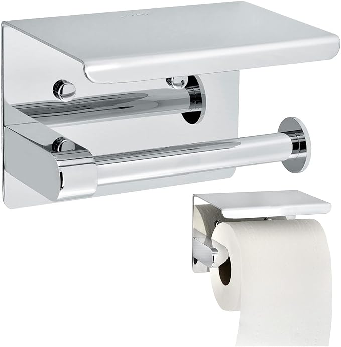 Toilet Roll Holder (UK Company) Wall Mounted With Screws Bathroom