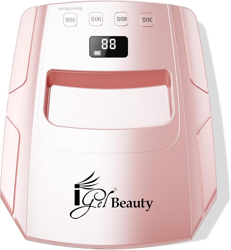 Hybrid - X Nail Lamp – 48W UV/LED Nail Dryer, Wireless Rechargeable, Smart Timer, Removable Tray, Cordless Gel Nail Lamp for Manicure Pedicure