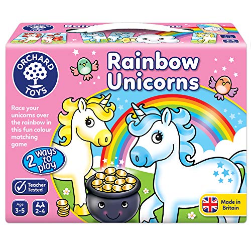 Preisvergleich Produktbild Orchard Toys 095 Regenbogen-Einhörnerspiel, Mehrfarbig