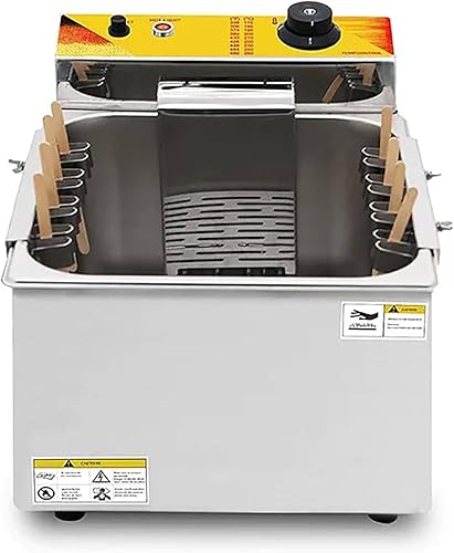 Miniatura 3 de 12L Gran Capacidad Comercial Automático Queso Hot Dog Sticks Freidora Eléctrica Profunda Perro de Maíz Caliente Máquina