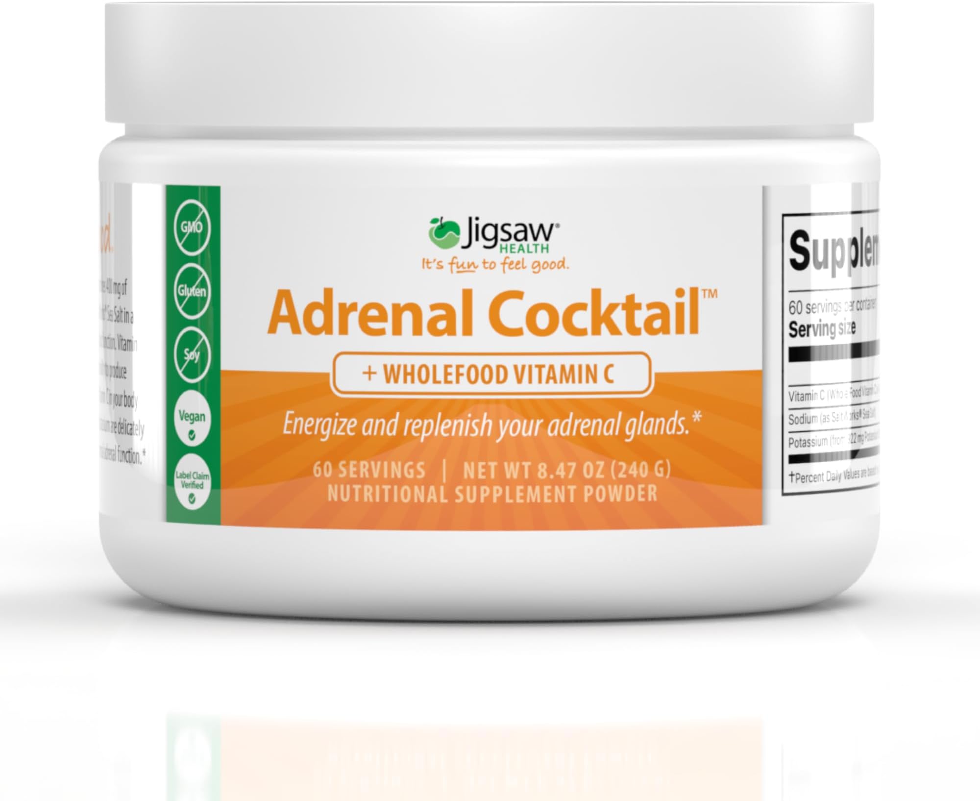 Adrenal Cocktail™ (jar) - 60 Servings - Jigsaw Health