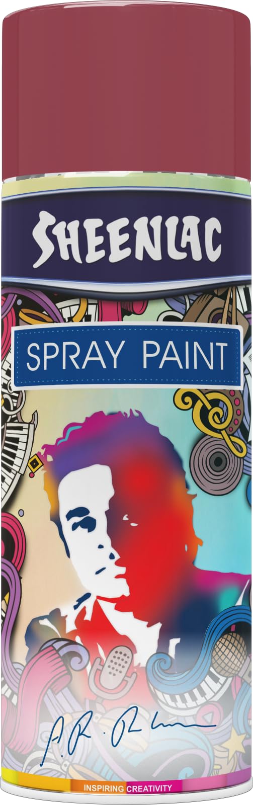 SHEENLAC Spray Paint (Aerozol) - Standard - 400ml - Quick Drying | Gloss Finish for Metal, Wood and Walls | Waterproof Oxidation Resistant (Standard, Maroon) (B0CTZSZJGL) Amazon Price History, Amazon Price Tracker