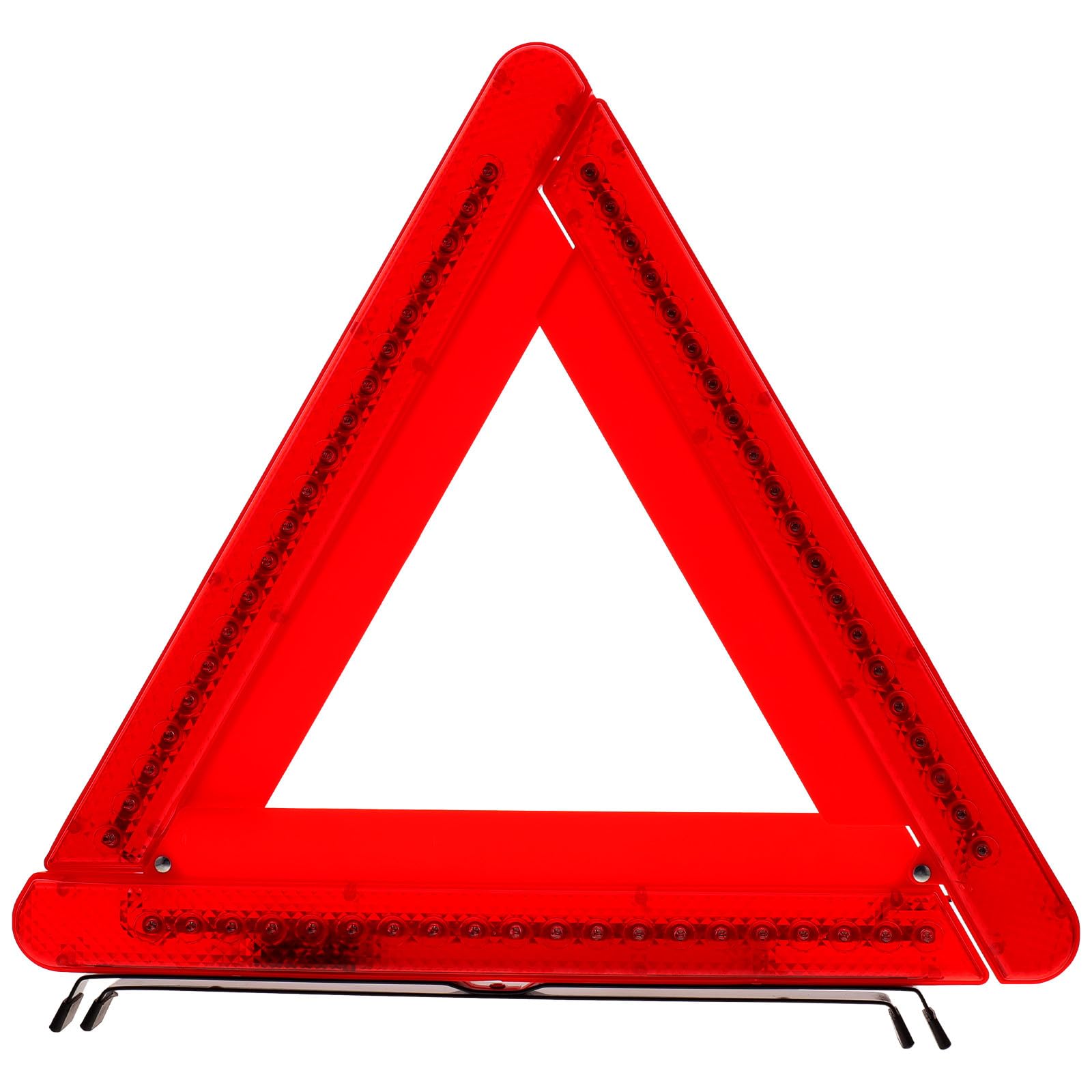 MERRYHAPY ABS Triangolo di Emergenza 3 Aa Auto Pieghevole LED