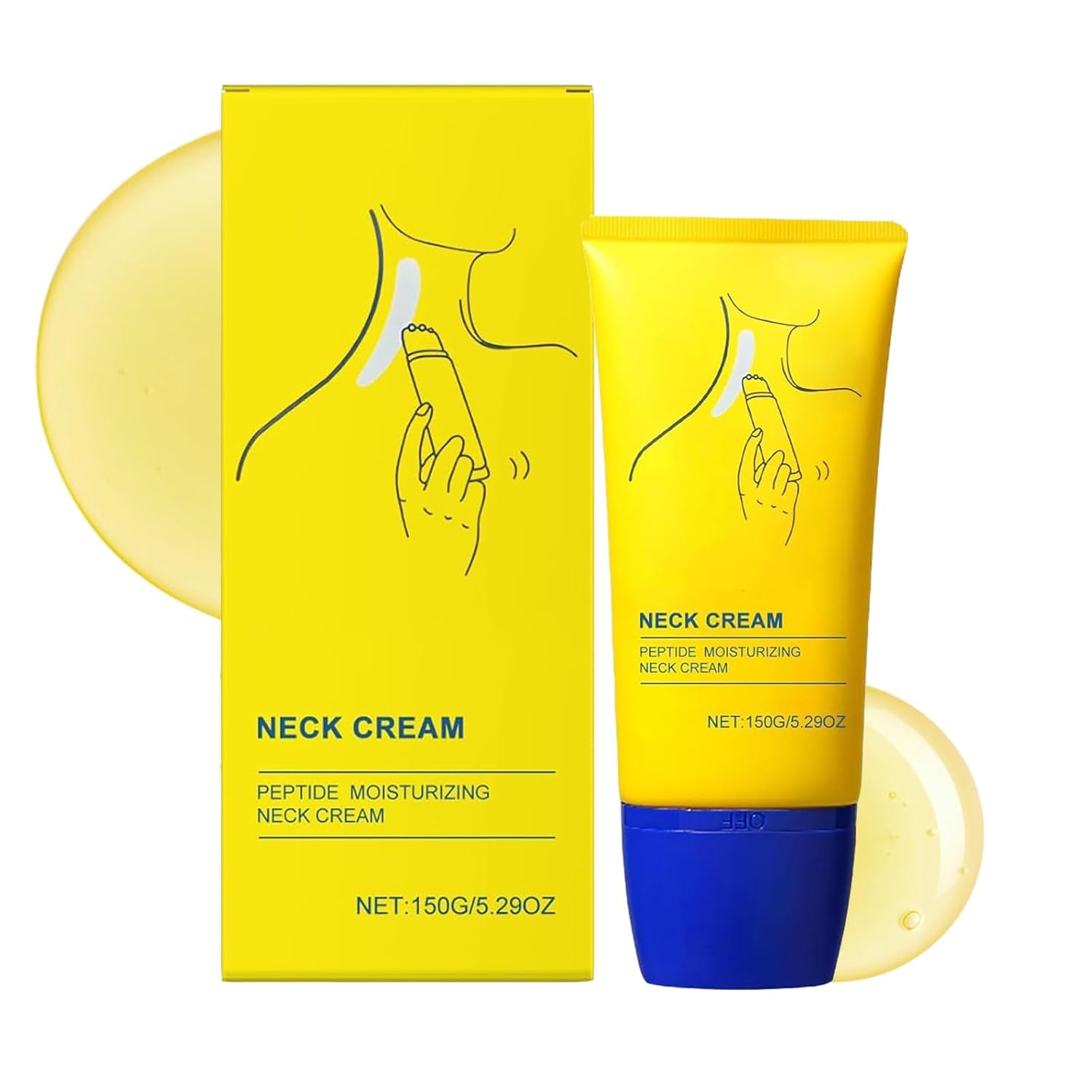 Z Sea Necks Creams,Z Sea Necks Firming Creams,Crème anti-âge raffermissante pour le cou, traitement hydratant et raffermissant avec collagène, réduit les rides, lifting et lisse la peau (1)