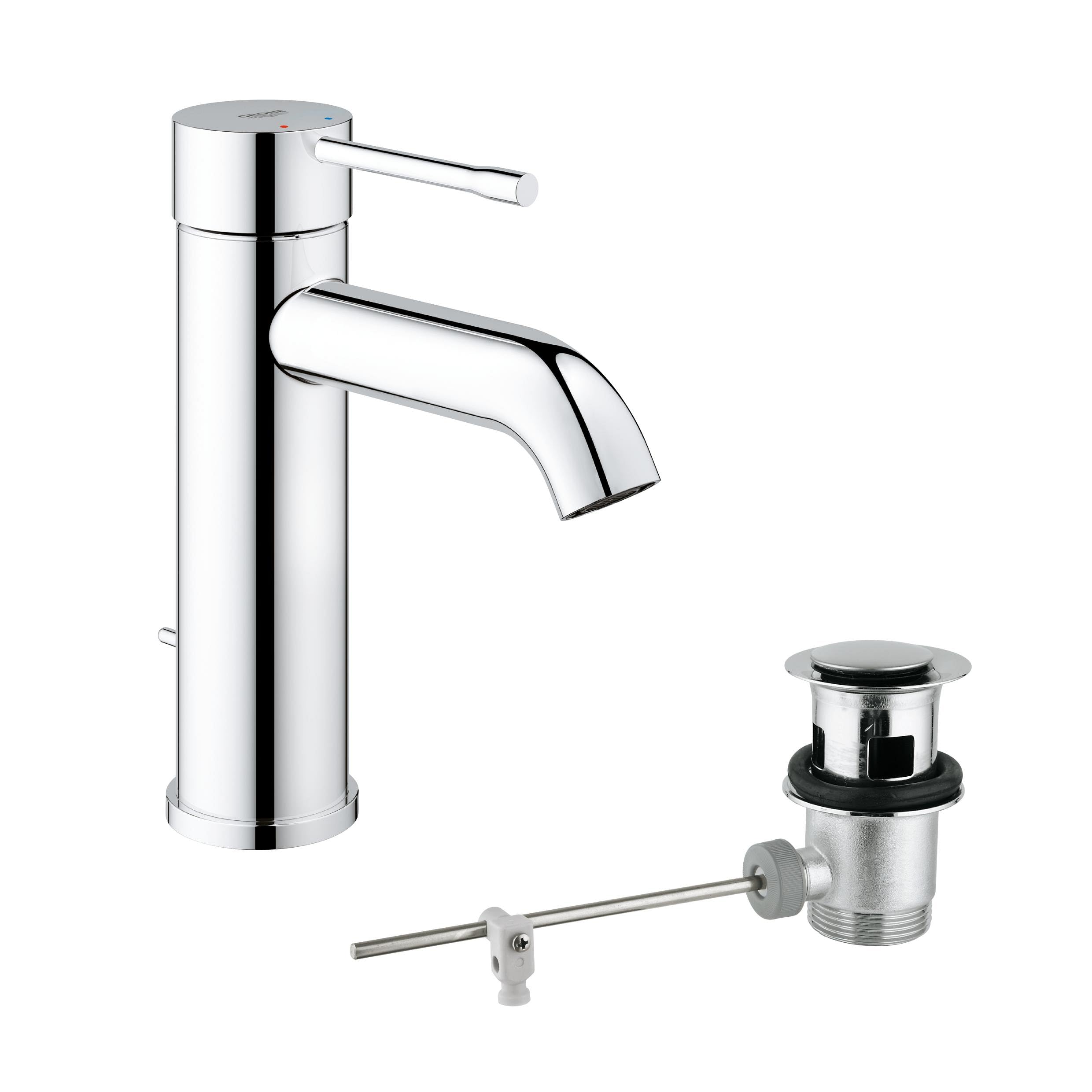 Grohe 23589001 Essence Single Lever Basin Mixer With Pop-Up Waste - Chrome
