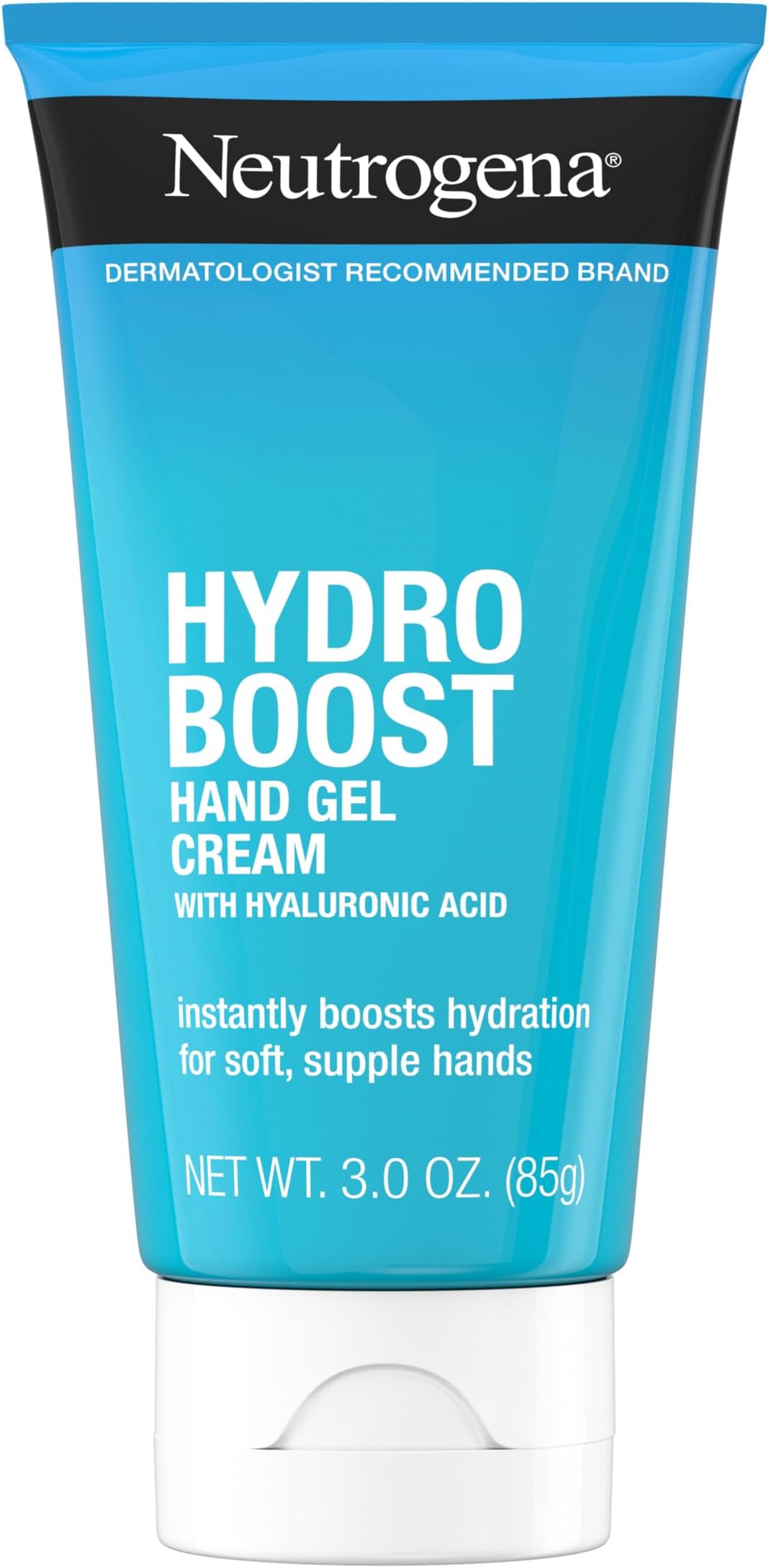 Neutrogena Hydro Boost Hydrating Hand Gel Cream with Hyaluronic Acid for Soft, Supple Hands, Light and Non-Greasy, 3 oz