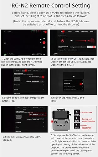 Miniatura 8 de Sistema Airdrop para DJI Air 3 Dispositivo de transporte de entrega de carga útil para drones Pesca Regalo de boda Accesorios de caída de aire