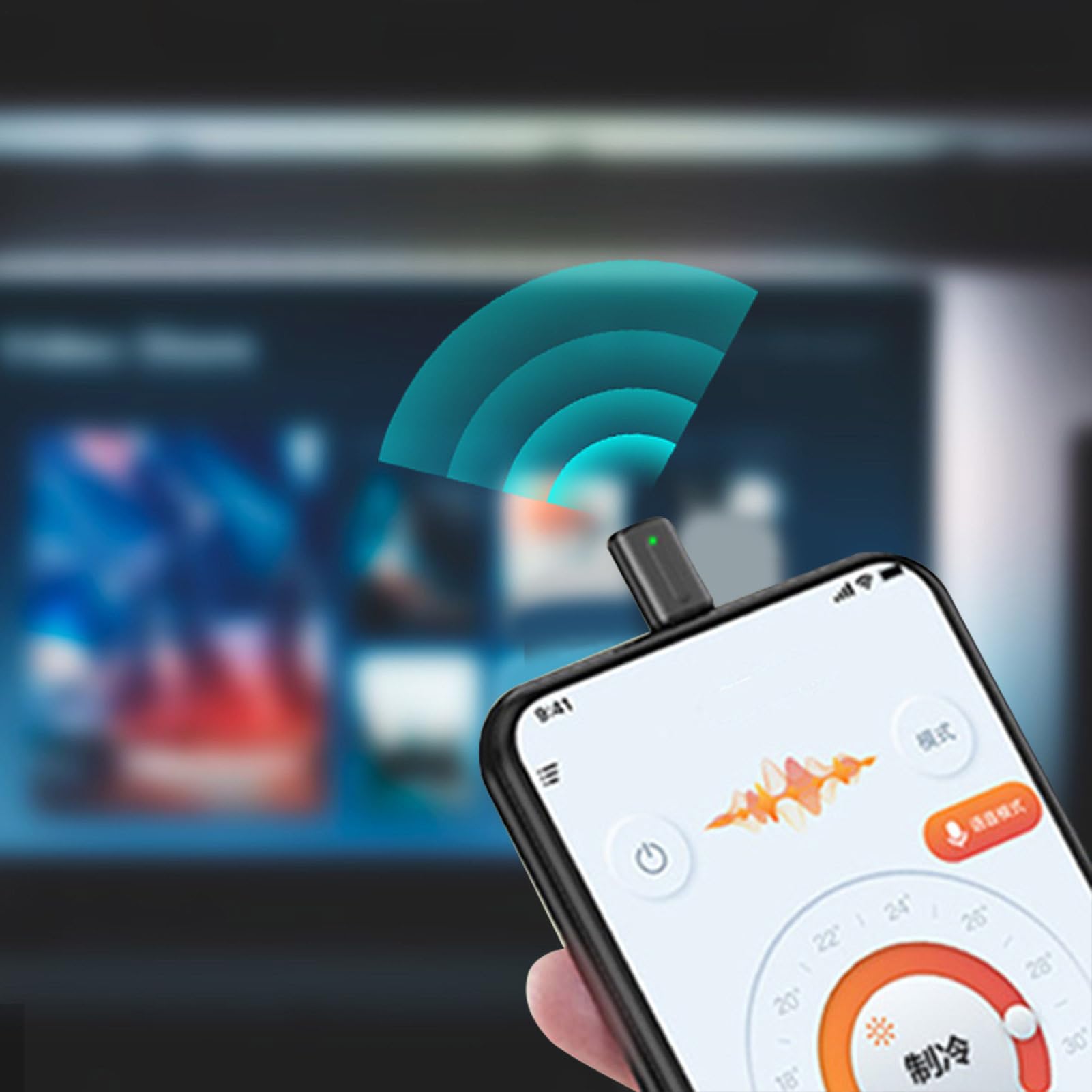 Cyberplex Hacking Device, Hacker Tool, Smartphone IR-Fernbedienung, aktualisiertes Cyber-Hacking-Gerät für iOS und (schwarz)