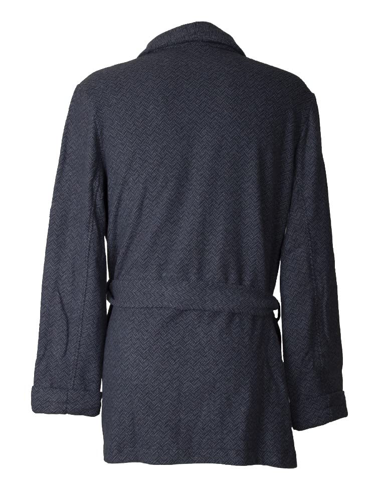 RAGNO Bata corta cruzada de hombre bolsillos y cinturón de invierno eco-milan en mezcla de algodón artículo U588NS