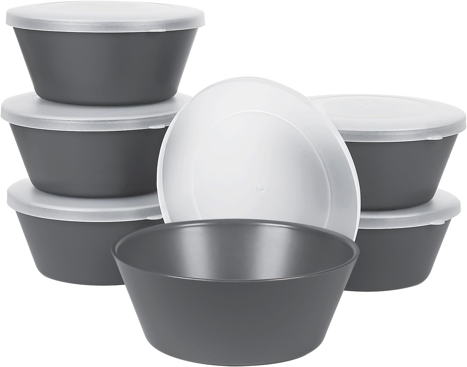 Assiette Micro Onde Lot De 6 Verrines Assiettes Plastique Transparent Incassable Assiette Plastique Réutilisable