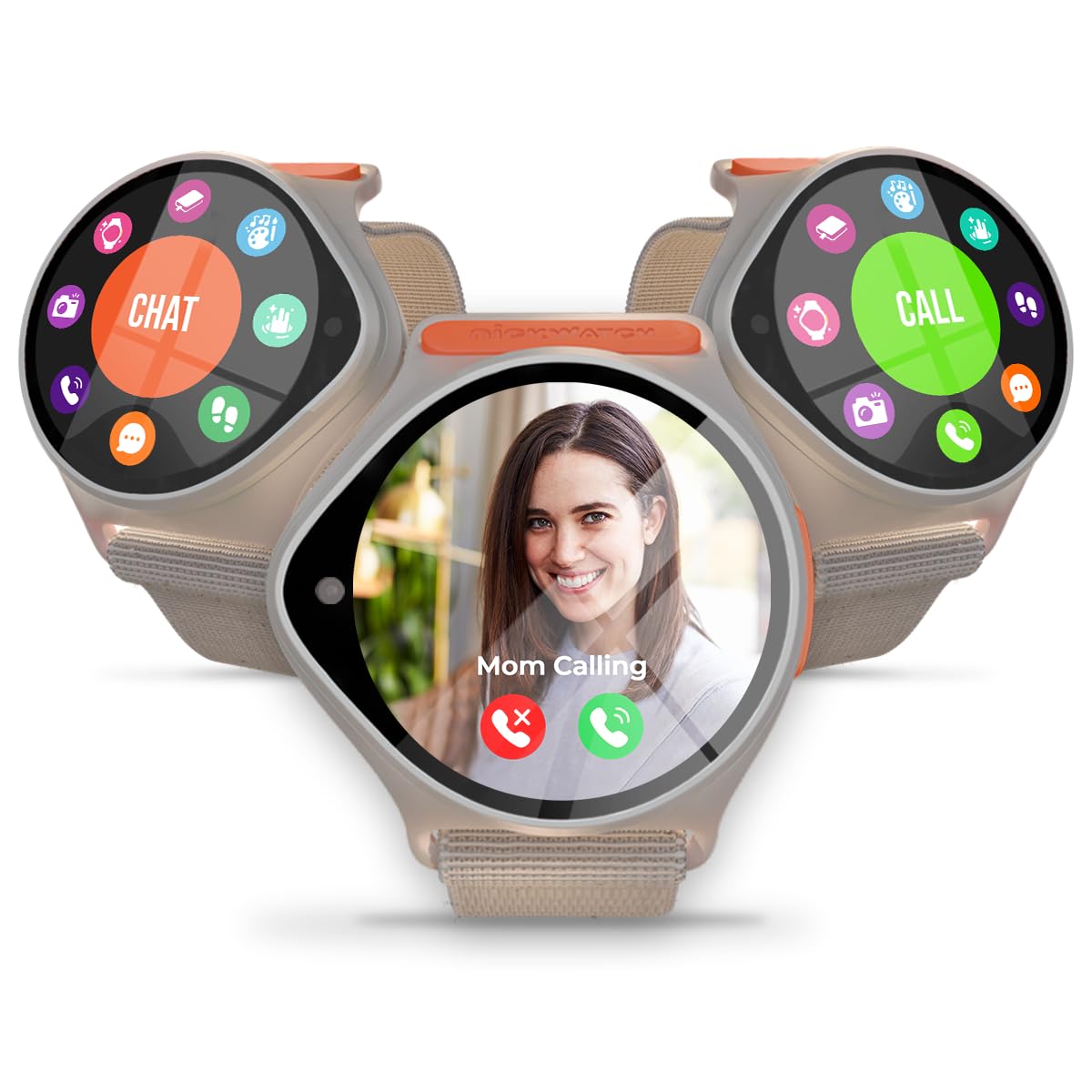 Reloj inteligente Nickwatch de Nickelodeon con GPS - Seguimiento en tiempo real - Zona segura - Llamada de emergencia – Duradero, resistente al agua - Comunicación bidireccional - Requiere suscripción