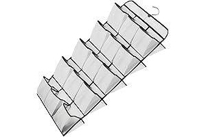 Multi-Tier Shoe Storage Organizer: 30 Pocket Hanging Closet Bag
