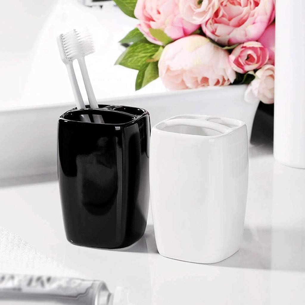 Toothbrush Holder - Bathroom Tumbler Cup for Vanity Countertops, Also Great As Pencil Pen and Makeup Brush