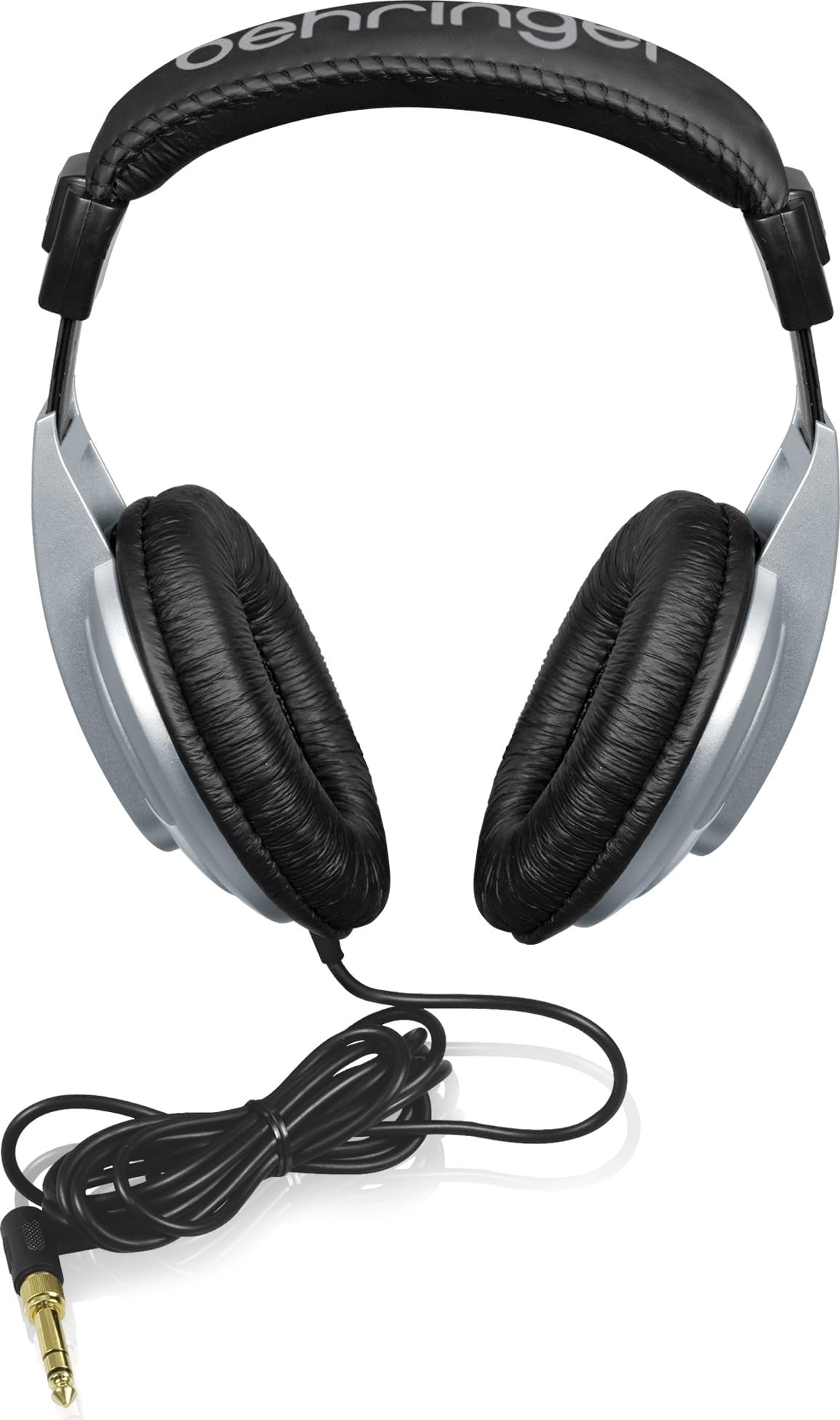 Behringer HPM1000 Closed-Back Studio Headphones for Monitoring & Everyday Listening, Over-Ear Sound Isolation with 32 Ohm Impedance for Phone, Laptop, PC - Silver