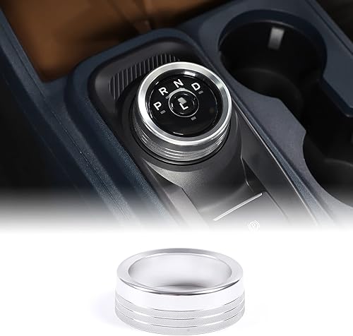 Cubierta de anillo de botón de palanca de cambios de automóvil compatible con Ford Maverick 2022 2023, cubierta de anillo para palanca de cambios de