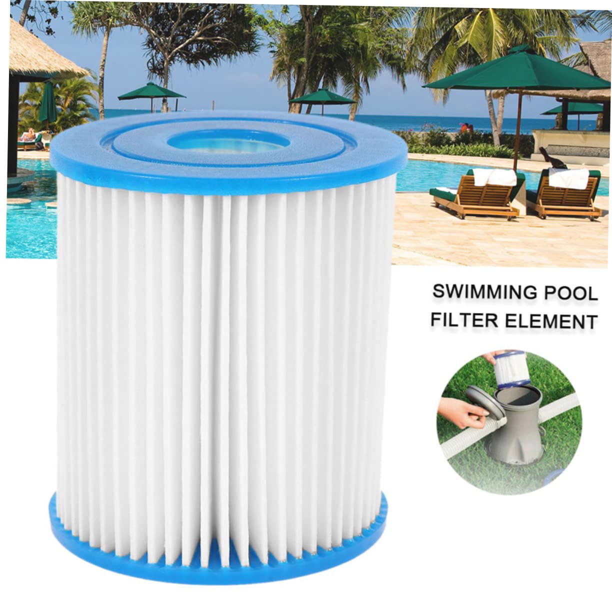 TOYANDONA 4piezas Depuradora Filtro Piscina Bomba De Circulación Limpia Filtro De Piscina De Alta Presión