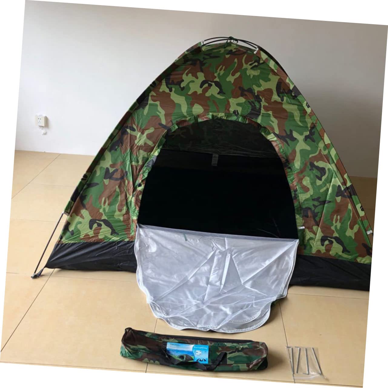 VICASKY Wasserdichtes Outdoor-notzelt Tarnmuster-campingzelt Robuste Konstruktion Praktisch für Camping und Reise
