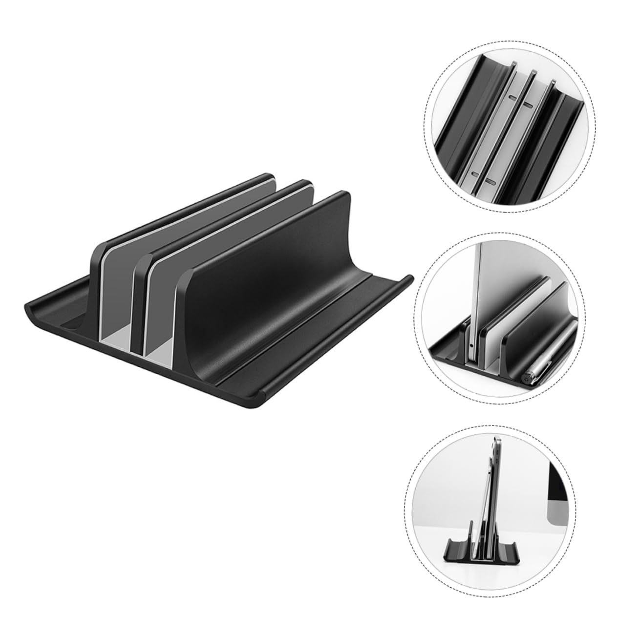 Operitacx Supporto Verticale Per Laptop in Lega Di Alluminio Supporto Per Raffreddamento Portatile Dispositivo Di Raffreddamento Per Notebook Per Evitare Surriscaldamento
