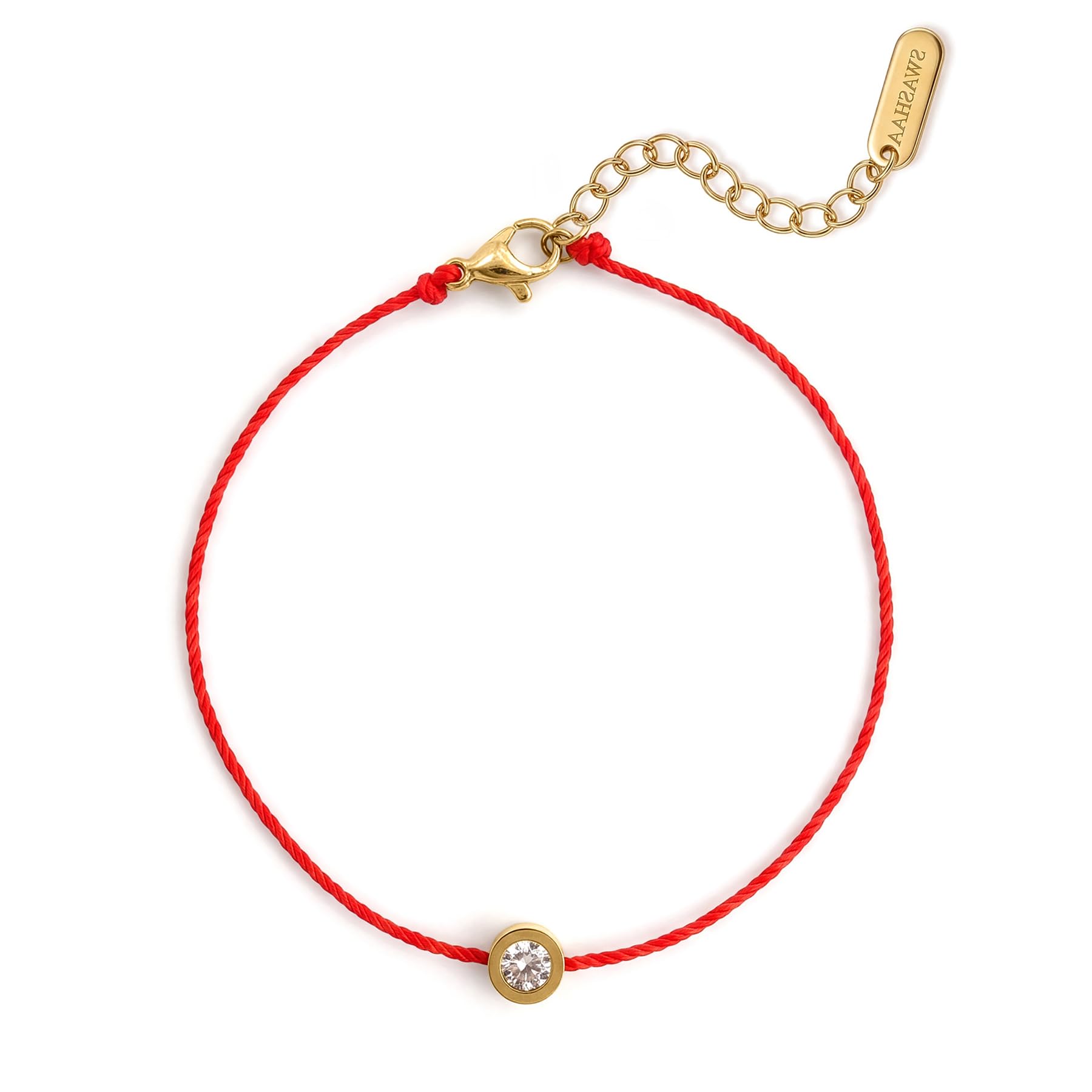 Kush Solitaire 18K Gold Plated Rakhi Bracelet Brass Rakshabandhan Gift for Men & Women-image-47