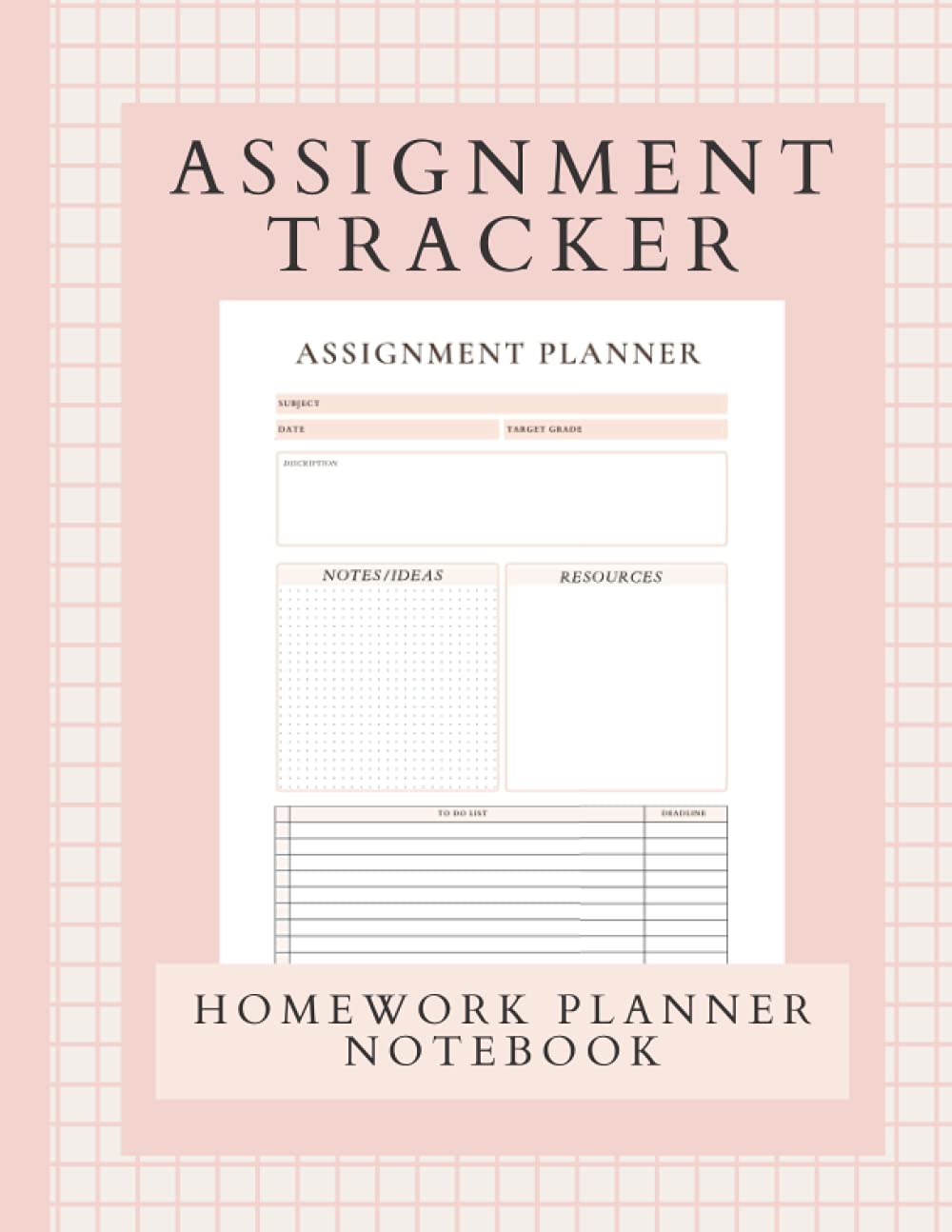 Assignment Tracker: Home Work planner and Grade tracker For High School and College Students Notebook