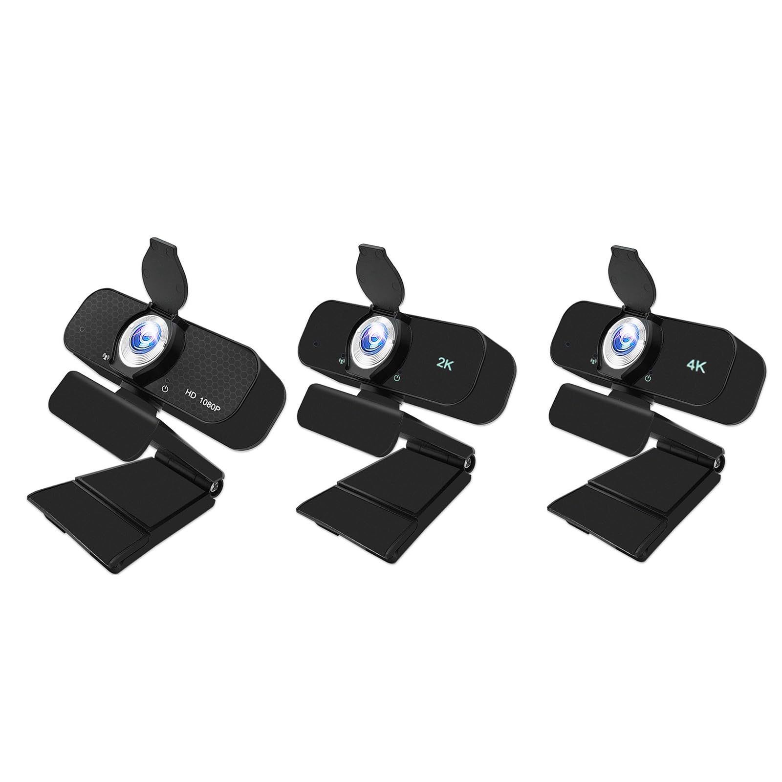 Webcam USB intégrée avec microphones antibruit et trépied réglable pour une résolution vidéo haute définition 1080p 2K 4K dans les conférences et trépieds de streaming Webcam