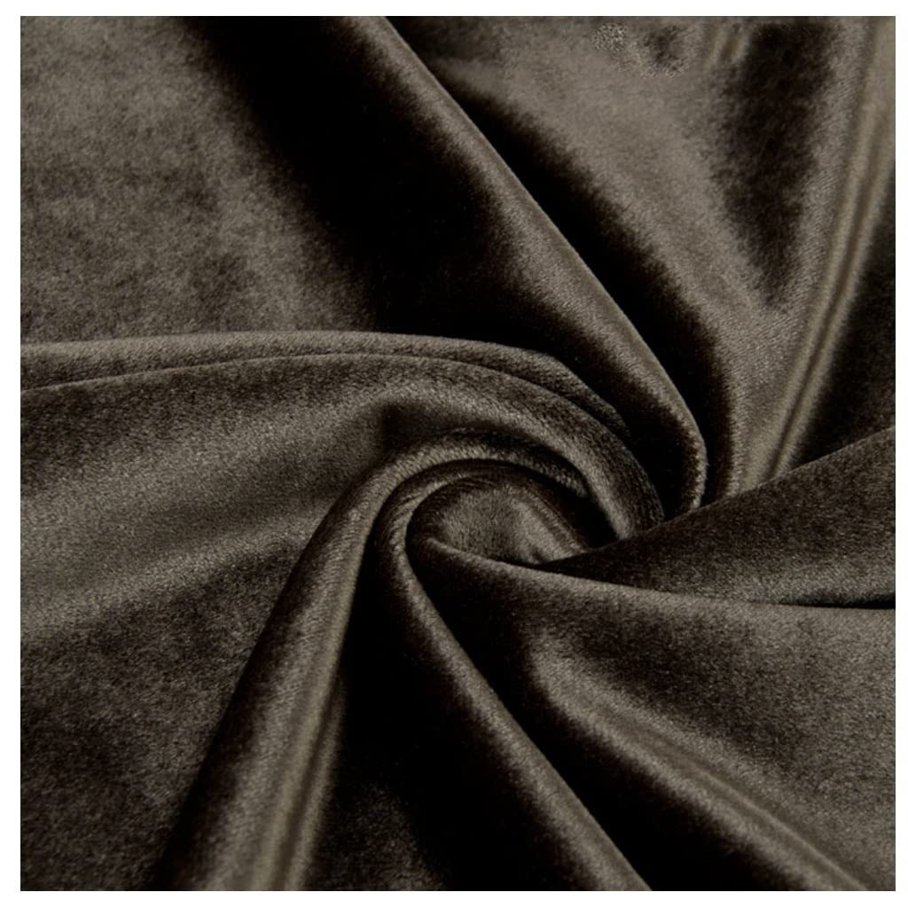Tessuto in velluto elasticizzato 100% cotone per tappezzeria, drappeggio, artigianato, costumi, tende, venduto al metro, tessuto da cucire, tessuto in velluto(1,5 x 5 m)