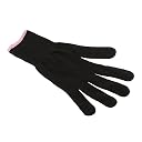 Phenovo Professional Heat Resistant Glove for Hair Styling Heat Blocking Curling Flat Iron Wand Cotton Black FOR BOTH RIGHT LEFT HAND gallery image