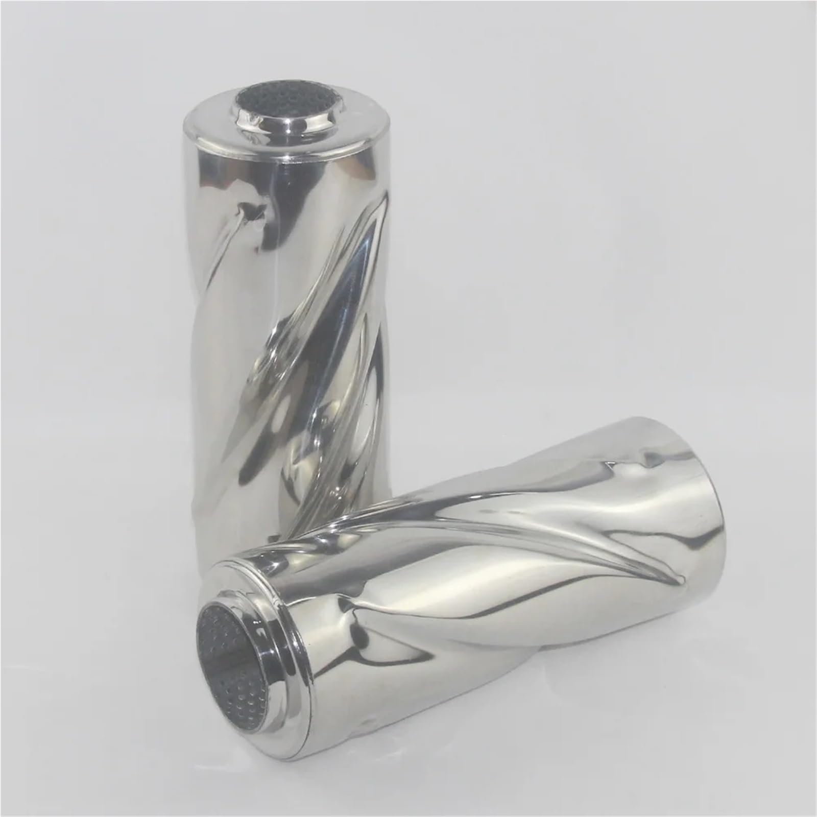 Uitlaat eindpijp Uniwersalna zmodyfikowana rura wydechowa ze stali nierdzewnej, tłumik samochodowy, spirala w bębnie Uitlaat Trim(63mm)