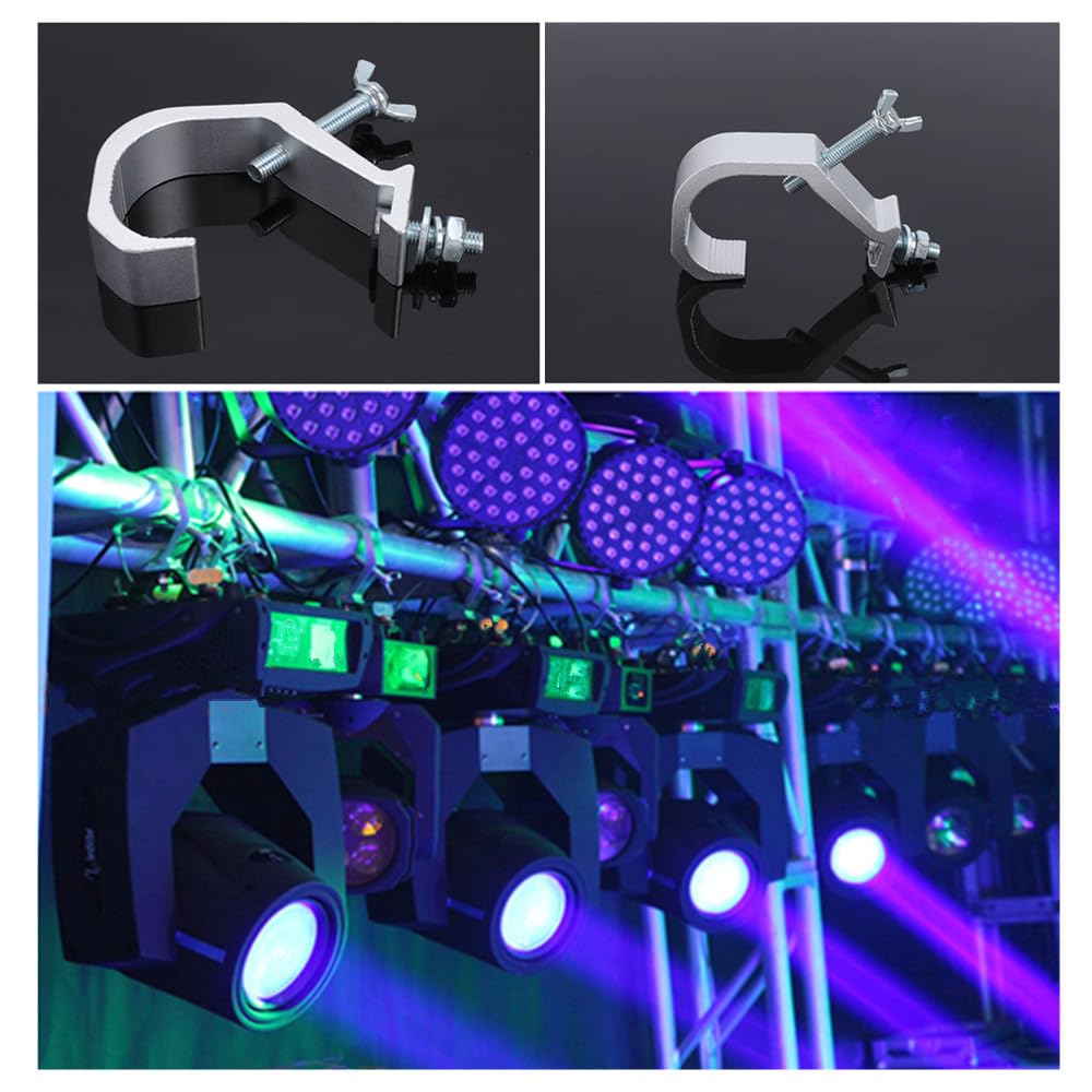 Morsetti Per Luci Da Palco - 4 Pezzi In Lega Alluminio Per Fari DJ E Proiettori - Foto 9